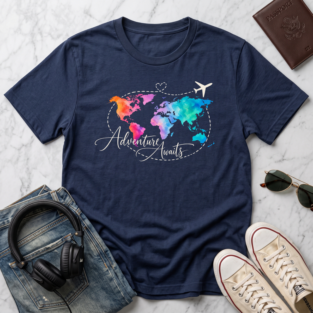 Watercolor World Map
