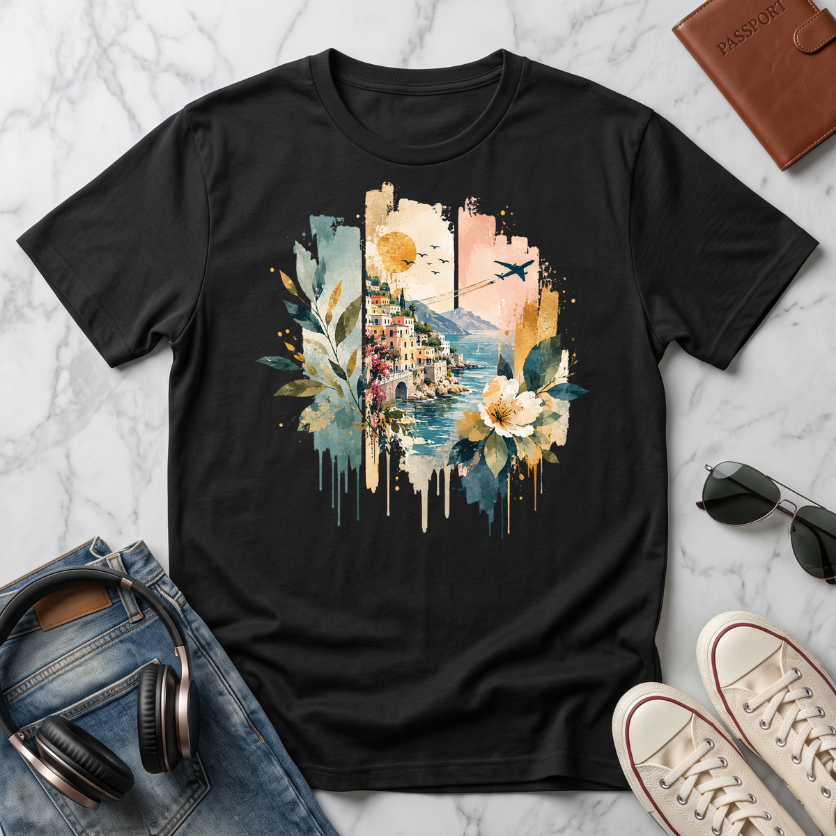 Coastal Floral Watercolor