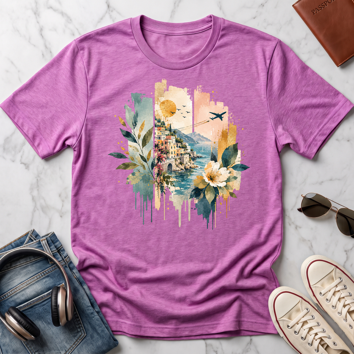 Coastal Floral Watercolor