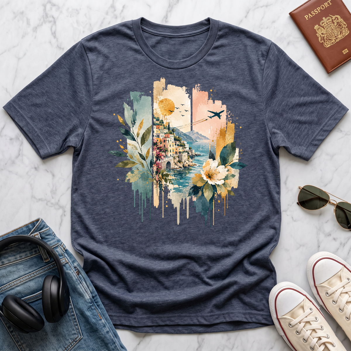 Coastal Floral Watercolor