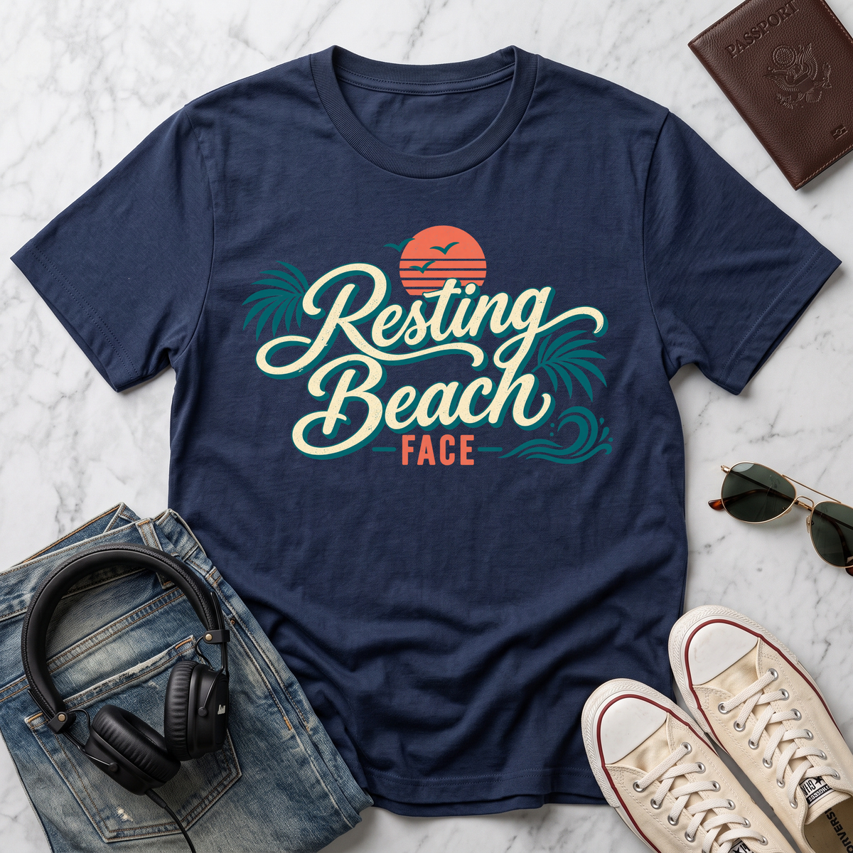 Resting Beach Face