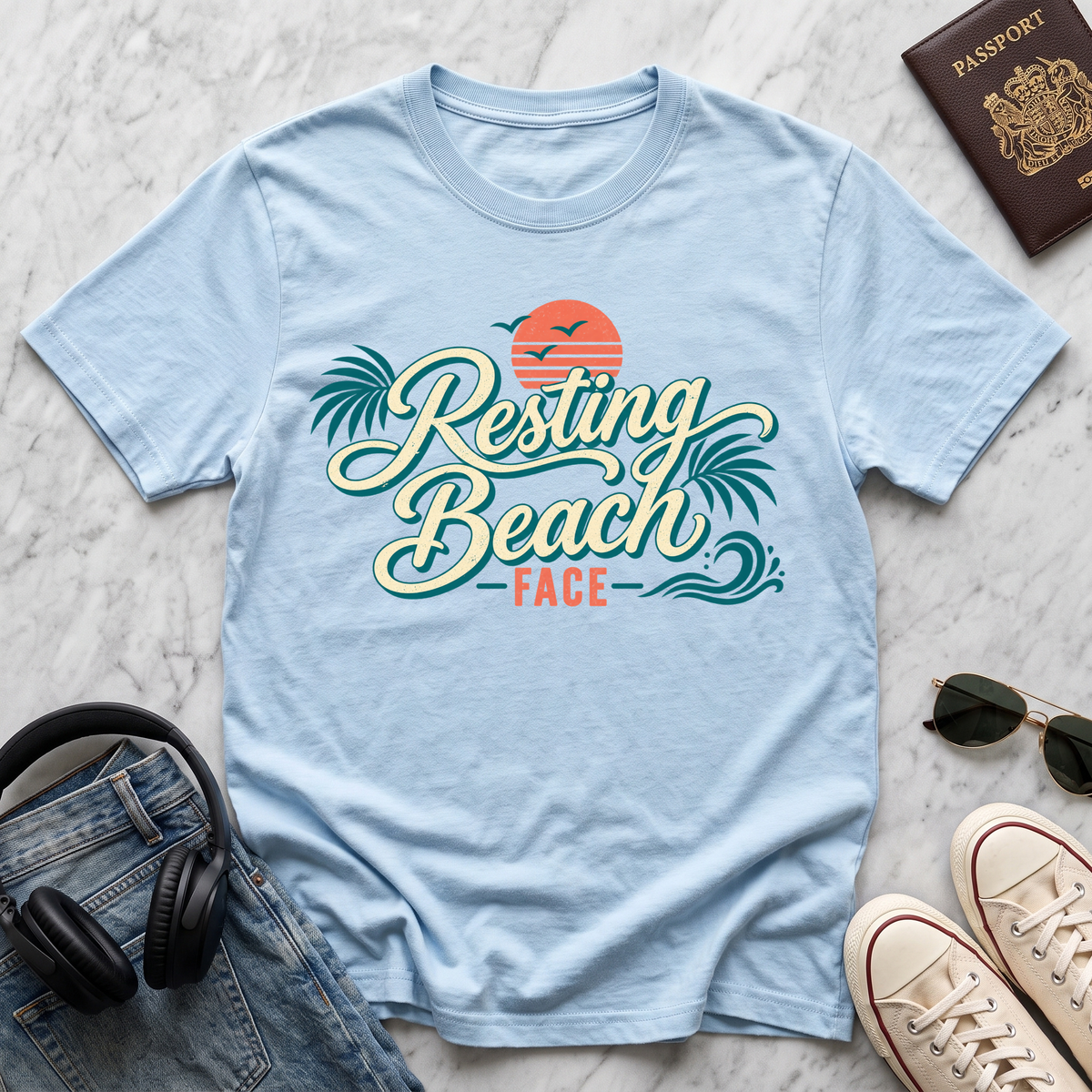 Resting Beach Face