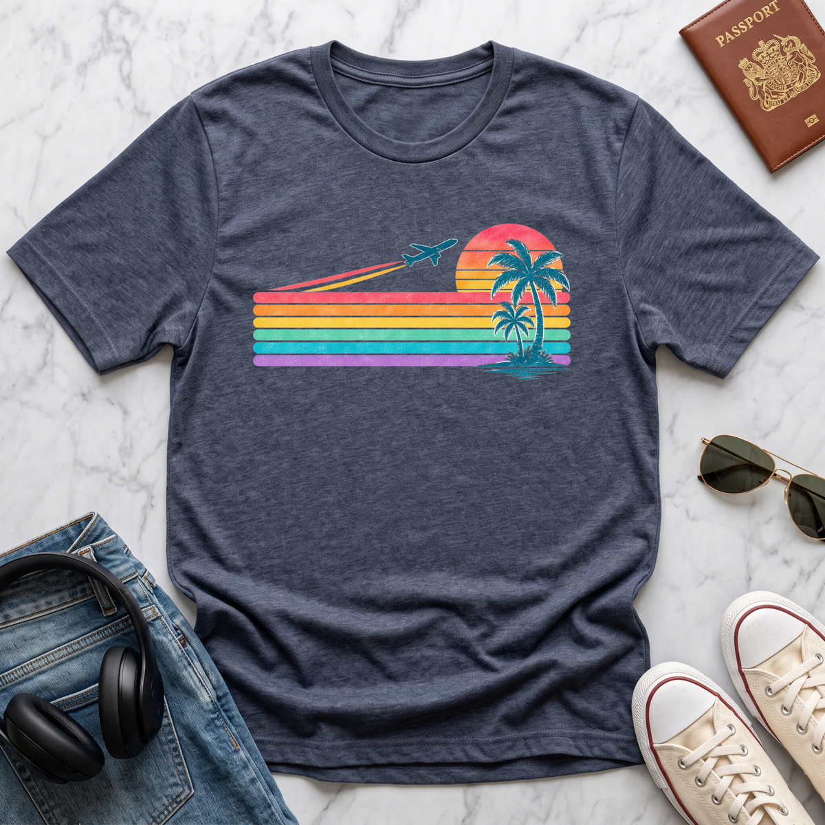 Retro Rainbow Beach