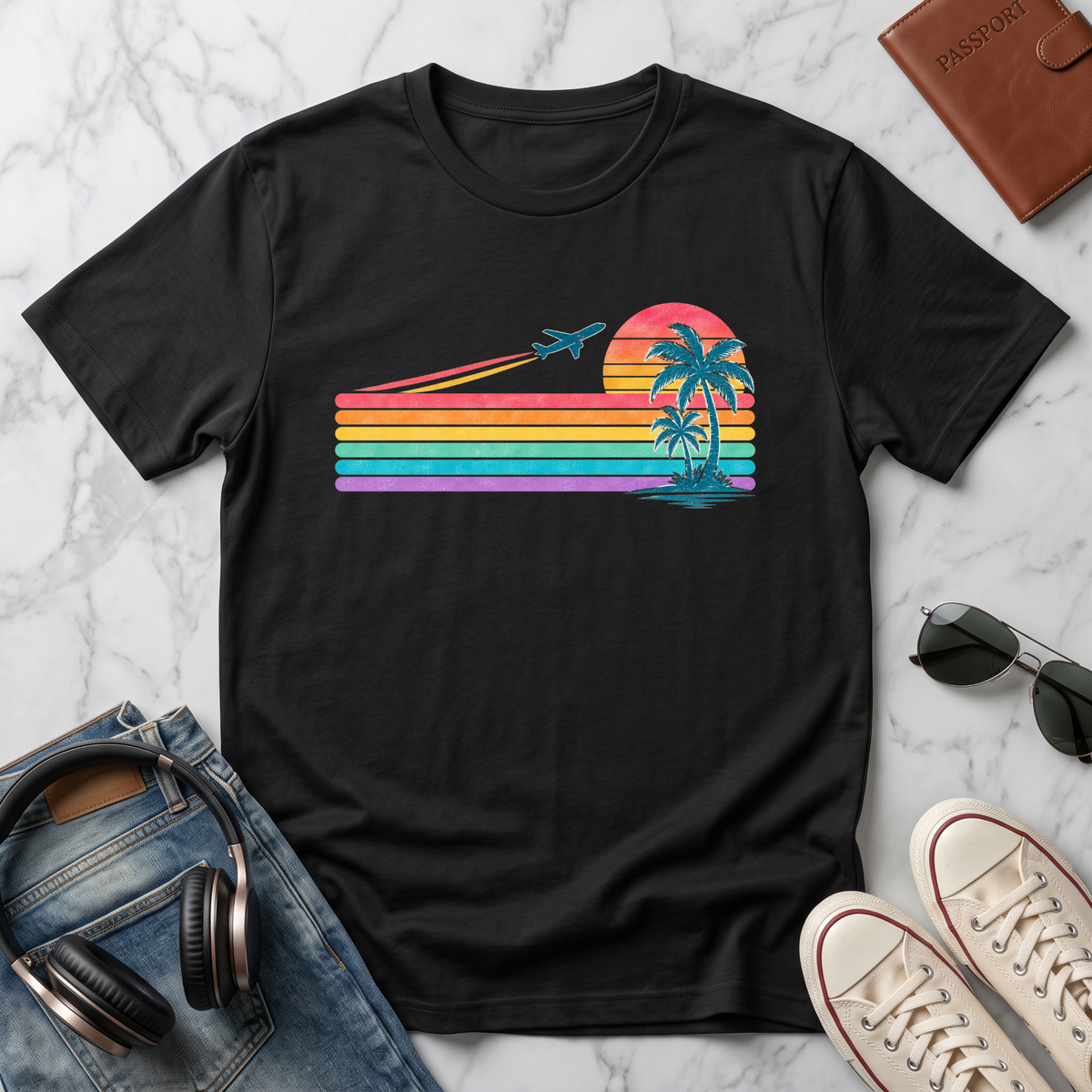 Retro Rainbow Beach