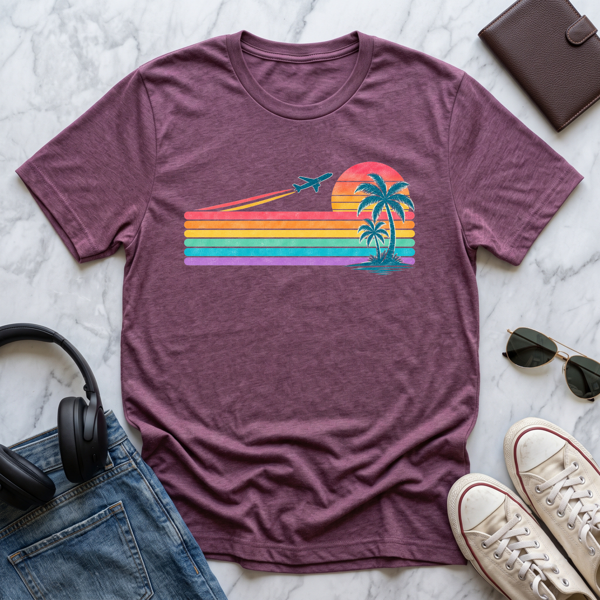 Retro Rainbow Beach