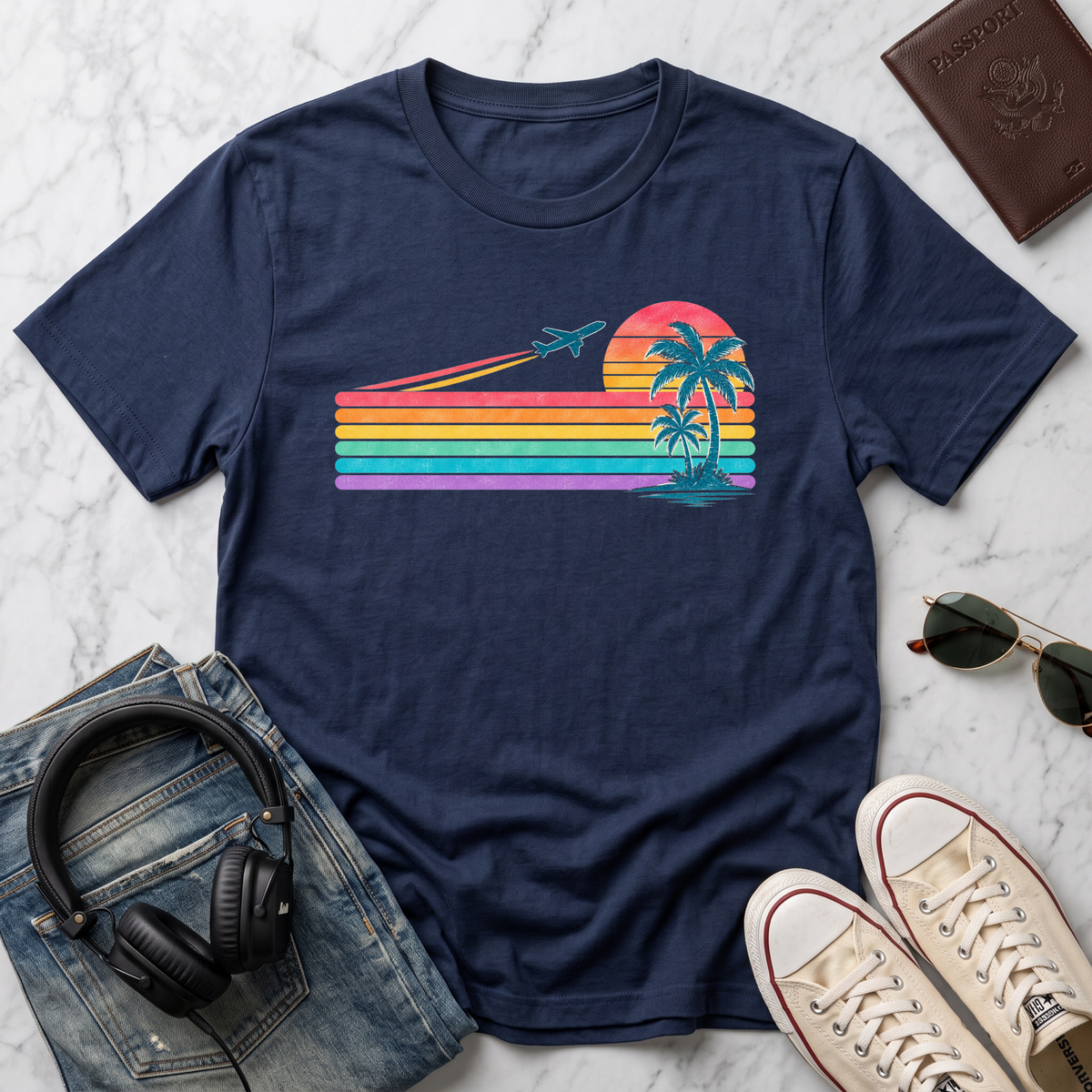 Retro Rainbow Beach