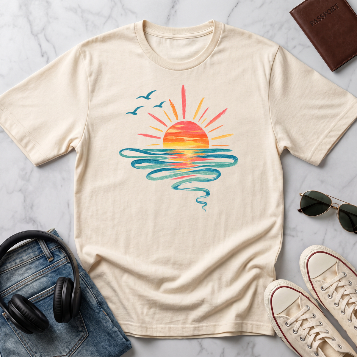 Sunset Waves
