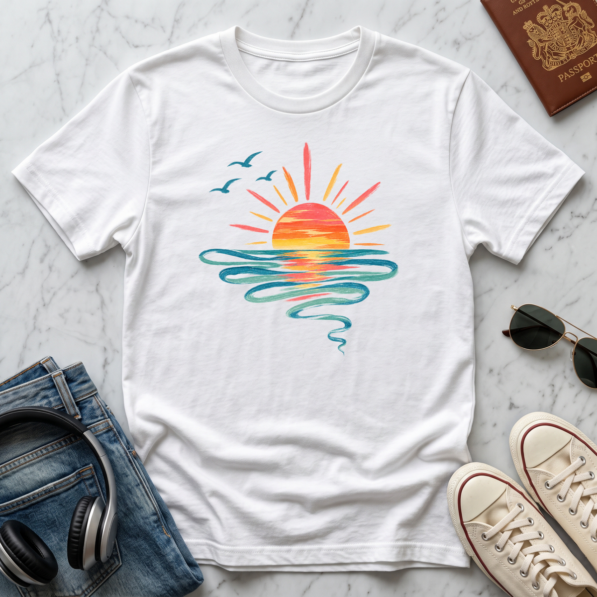 Sunset Waves