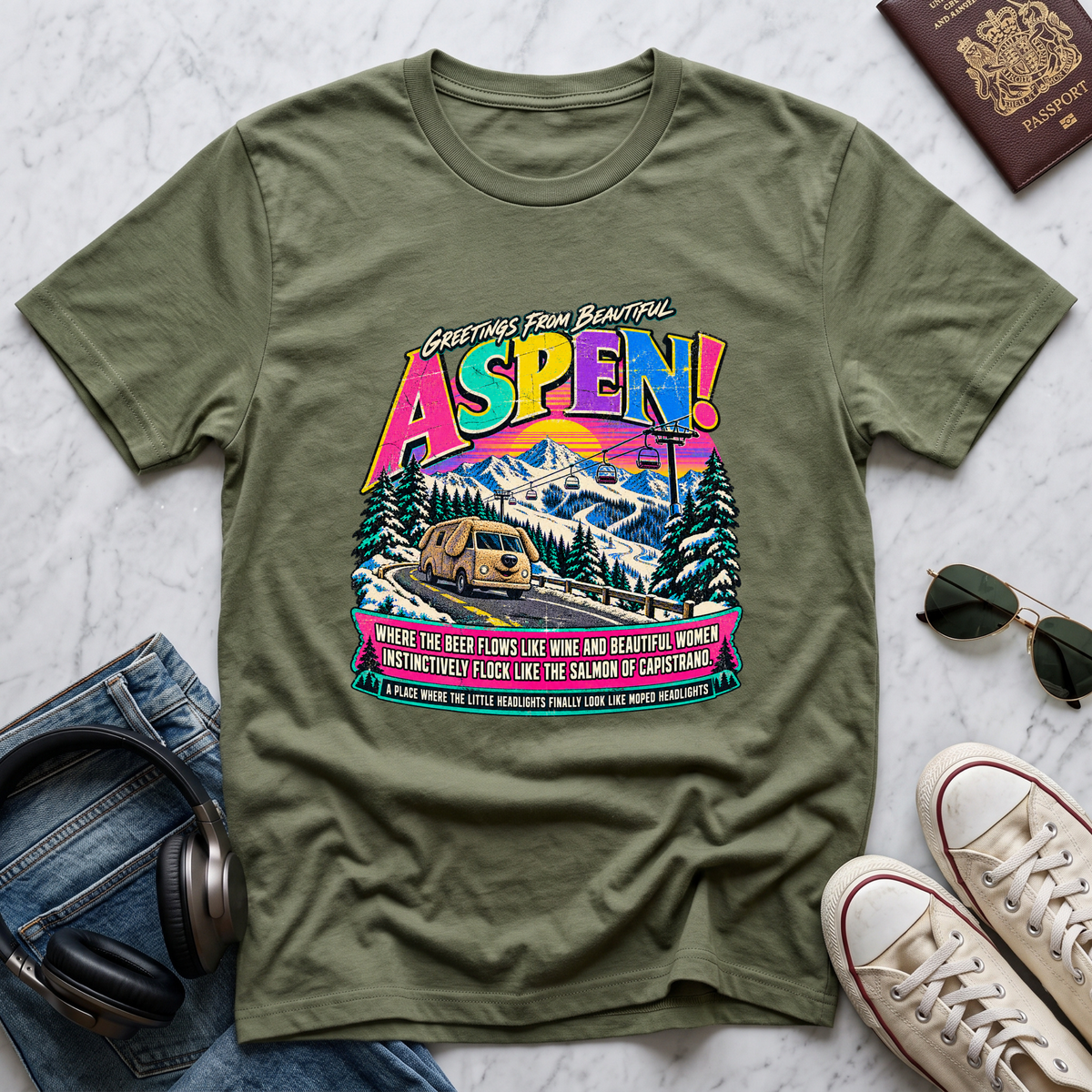Aspen Retro Mountain