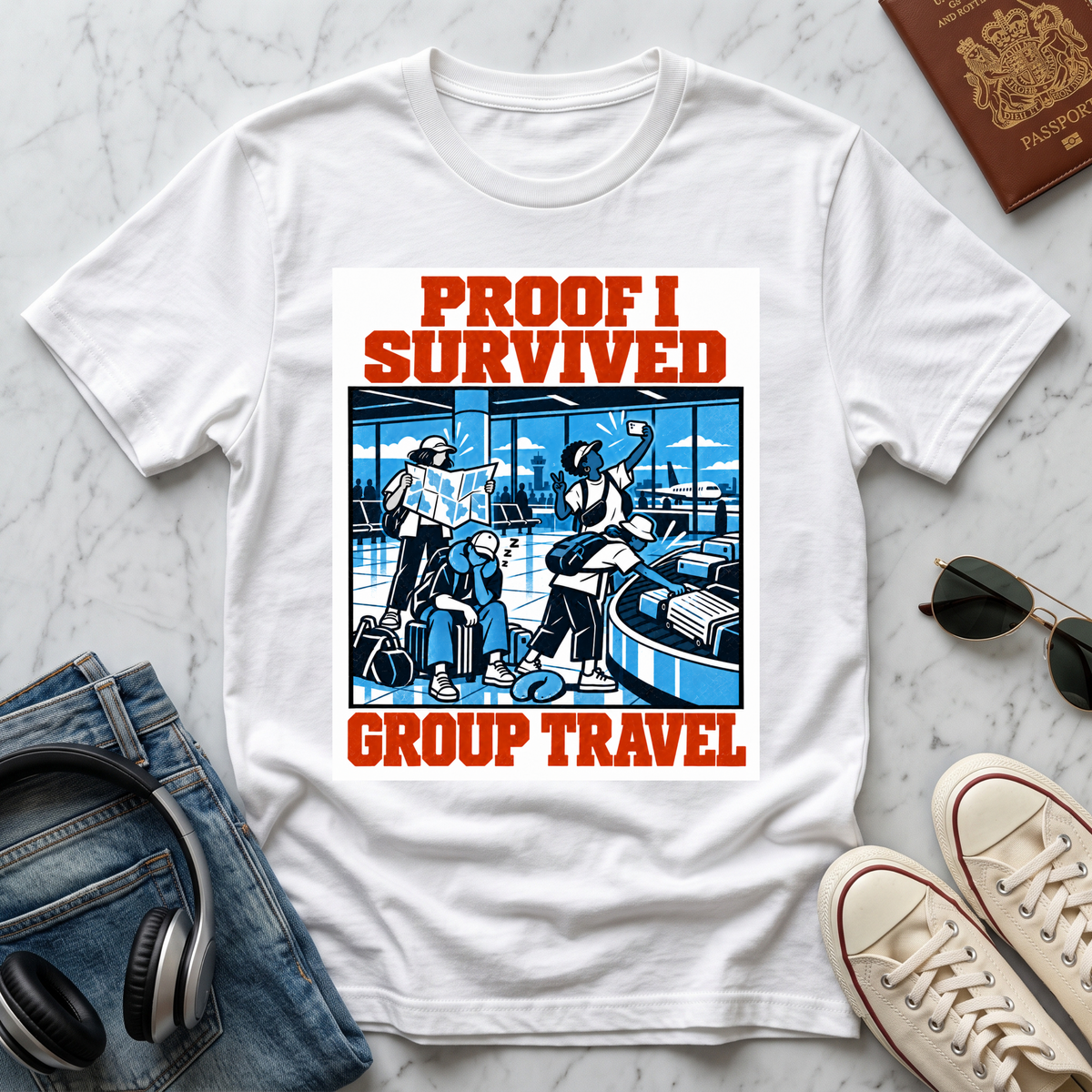 Proof I Survived Group Travel T-Shirt