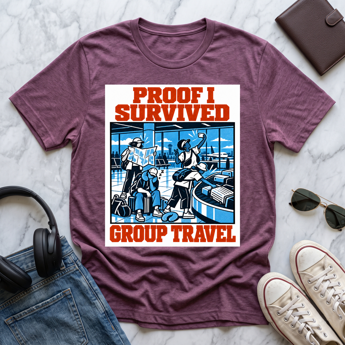 Proof I Survived Group Travel T-Shirt