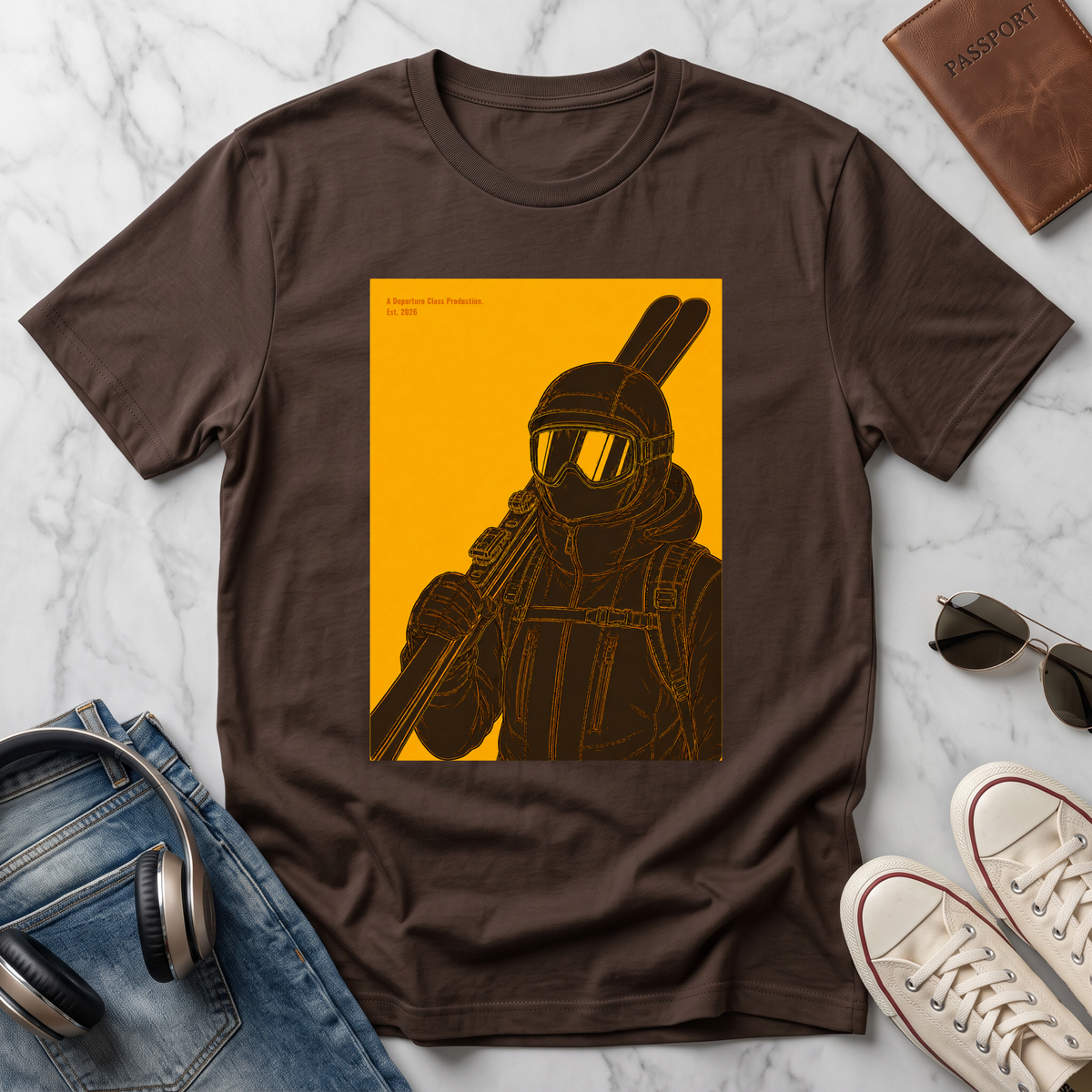 Skier Graphic