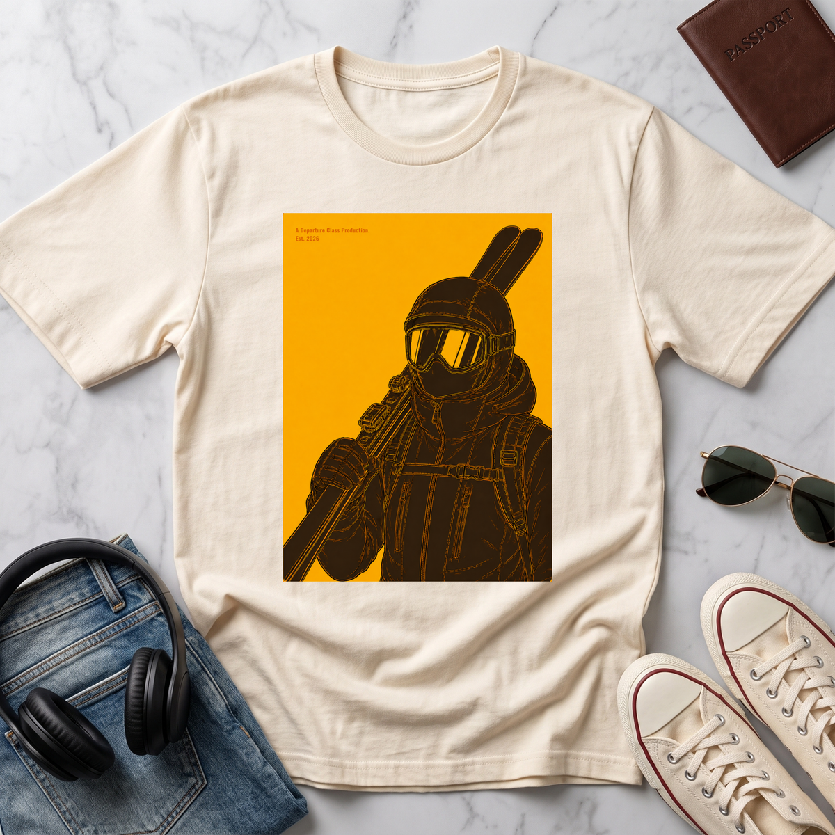 Skier Graphic
