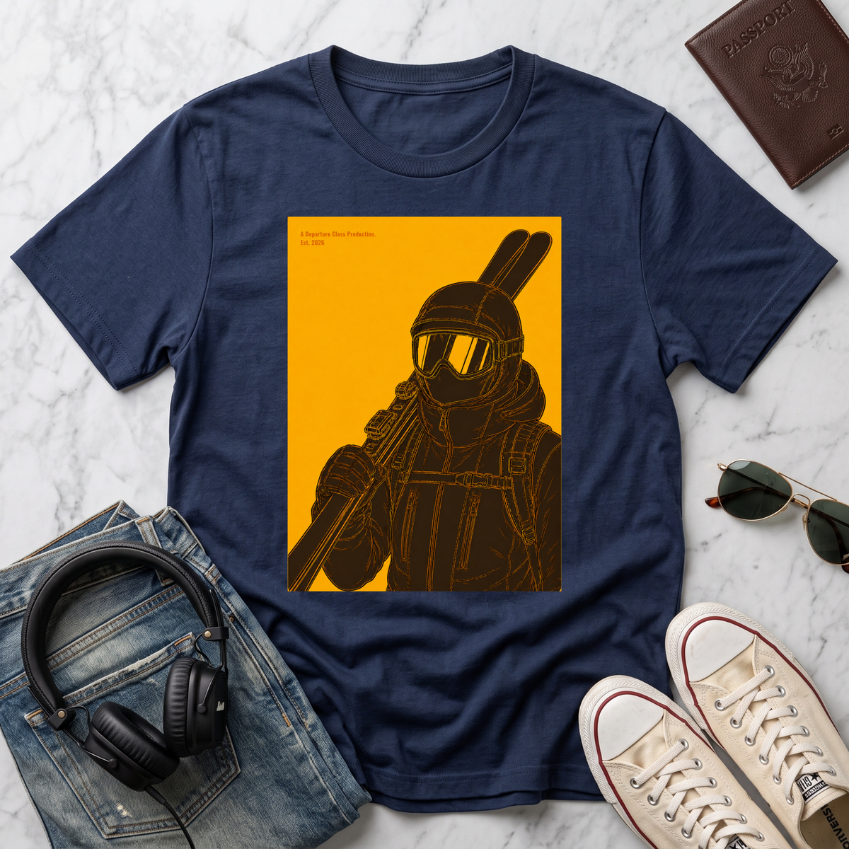Skier Graphic
