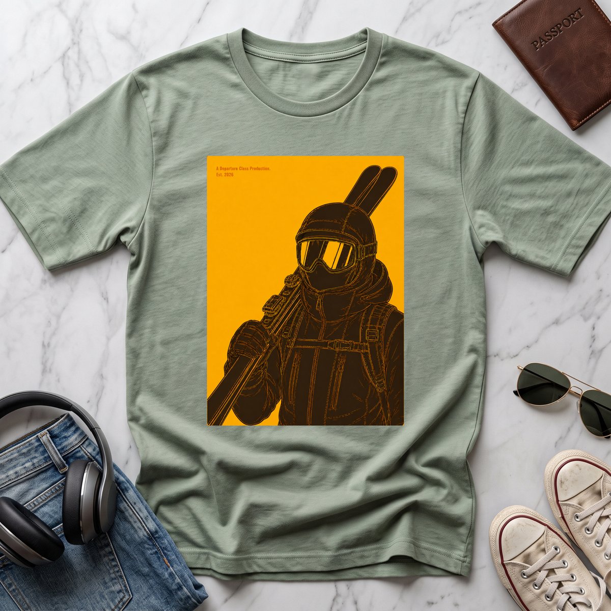 Skier Graphic
