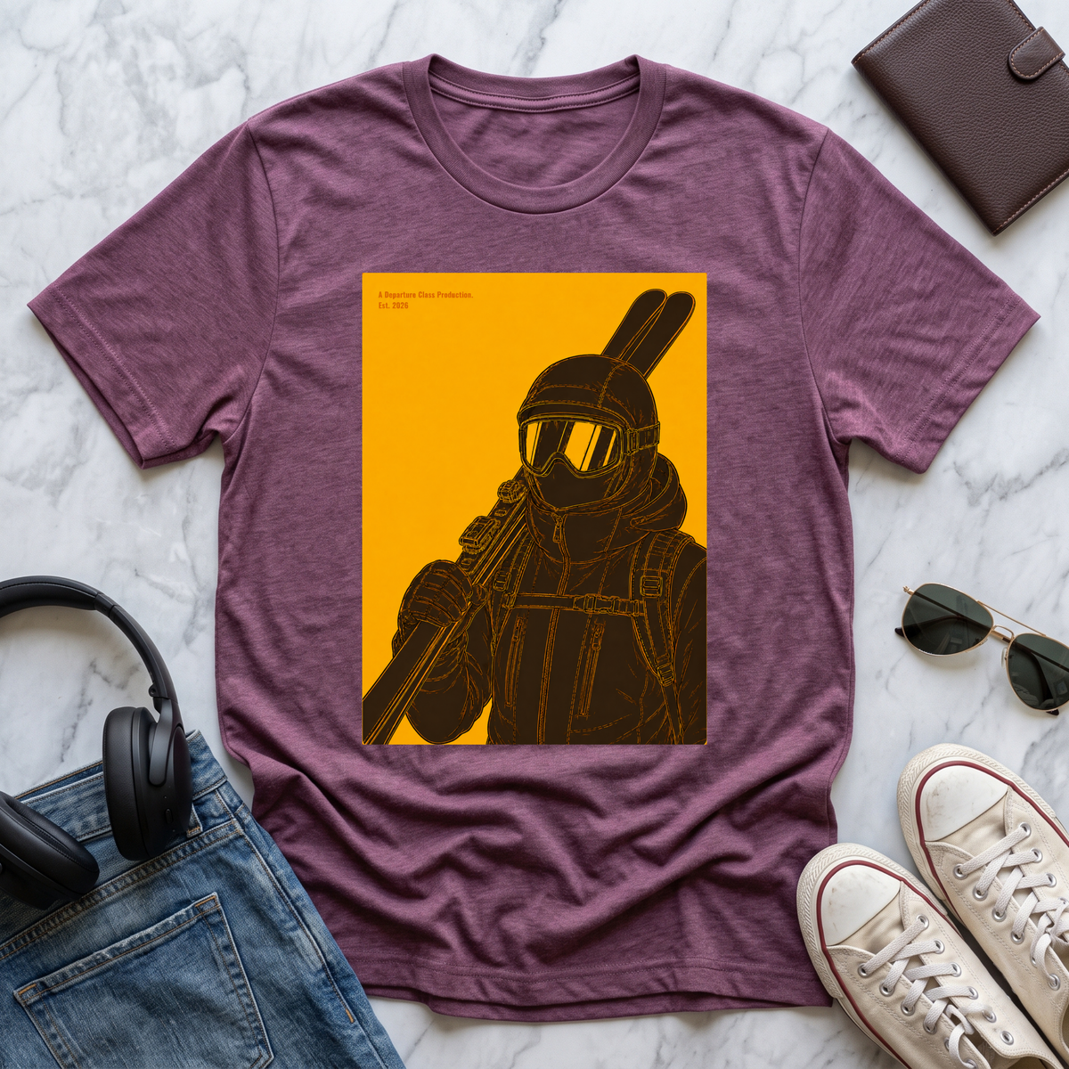 Skier Graphic