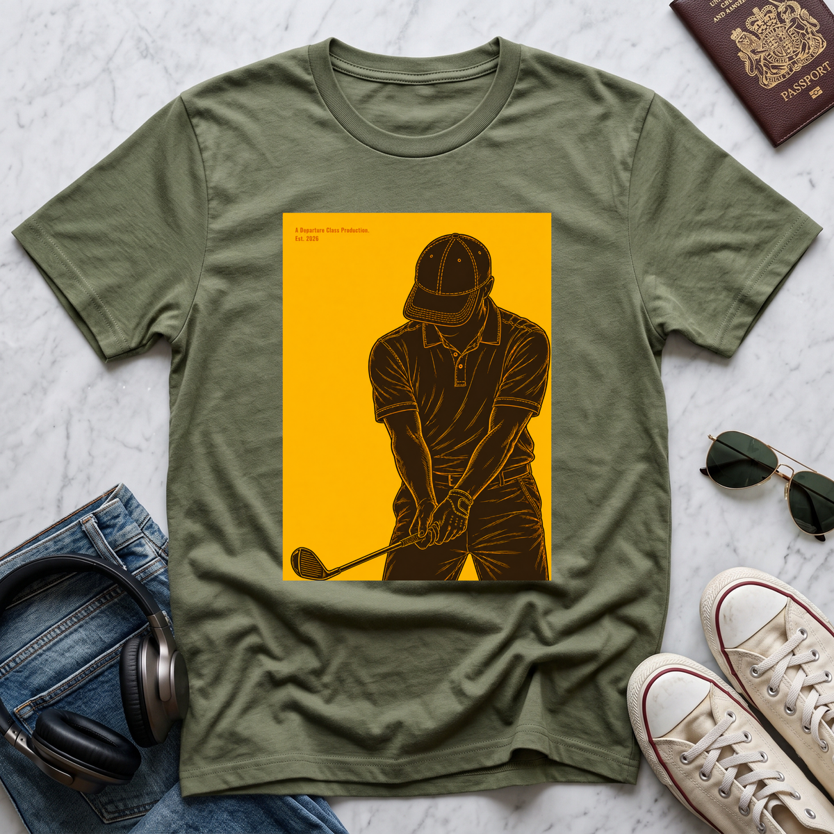 Golfer Graphic
